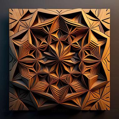 3D model geometric pattern (STL)